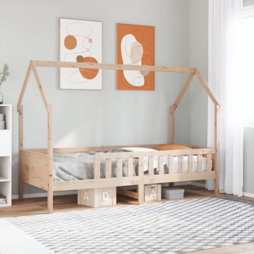 Children's Bed House Bed Solid Pine Wood   Children's Bed House Bed